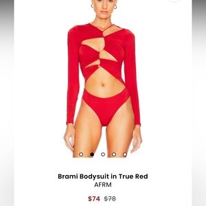 Red Brami Bodysuit